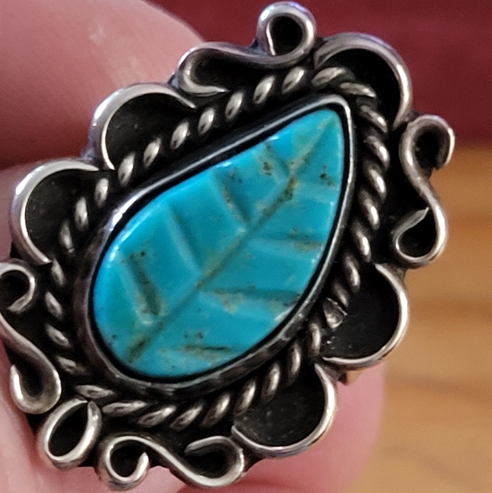 Navajo vintage turquoise/sterling